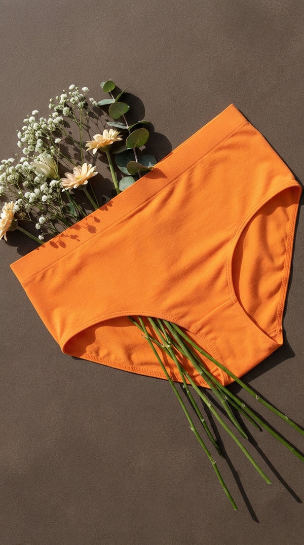 Orange Full Brief Pantie For Women LP5243