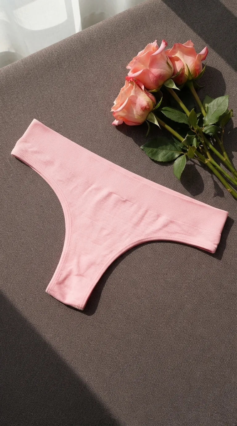 Pink Thong Pantie For Women LP5289