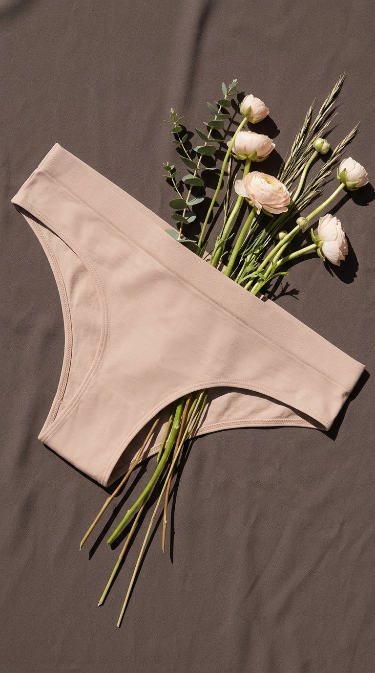 Beige Brazilian Pantie For Women LP5289