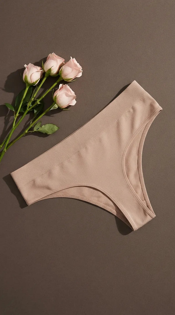 Beige Thong Pantie For Women LP5290