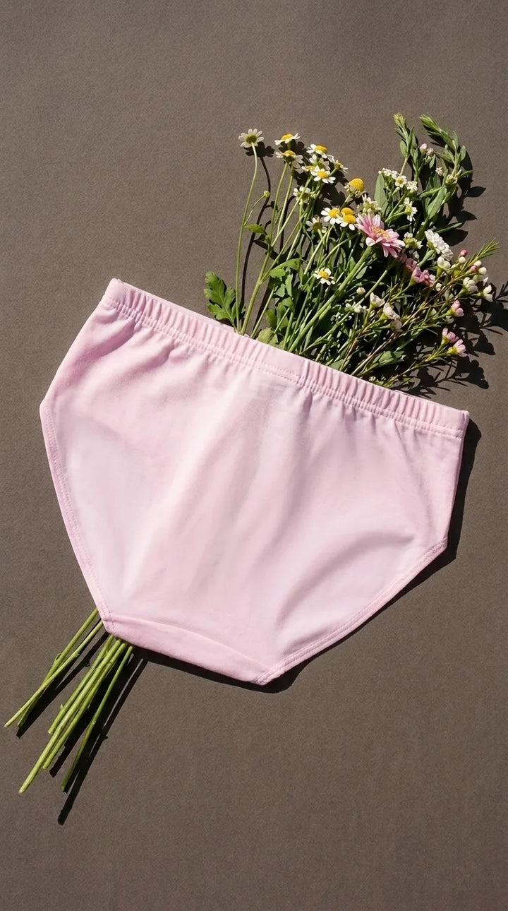 Pink Brief Pantie For Women LP5346