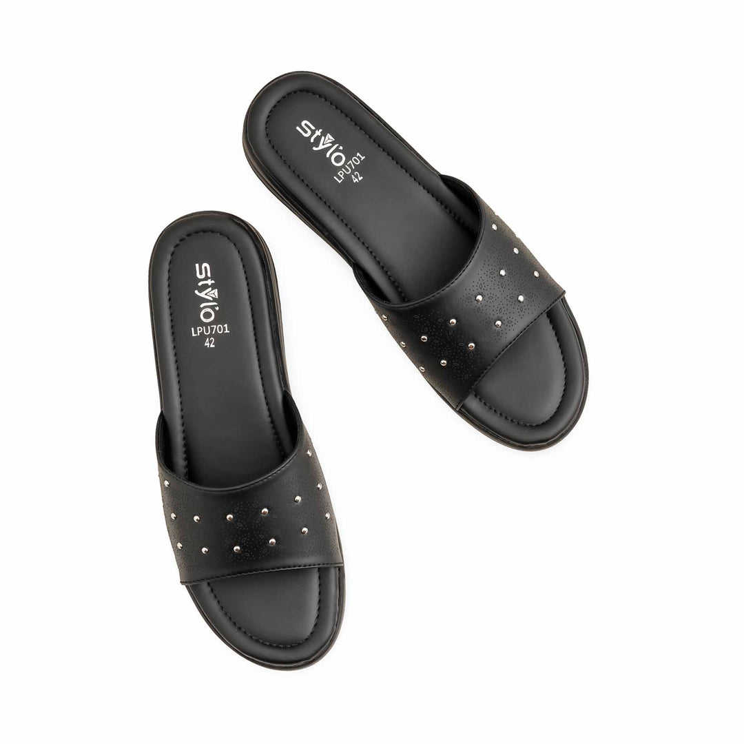 Black Formal Slipper LPU701