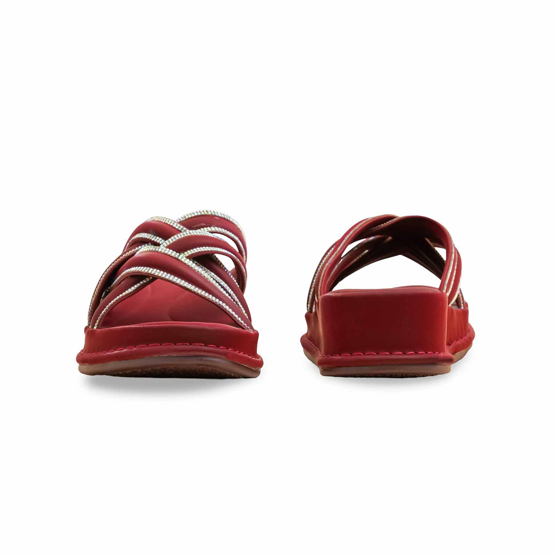 Maroon Formal Slipper LPU703