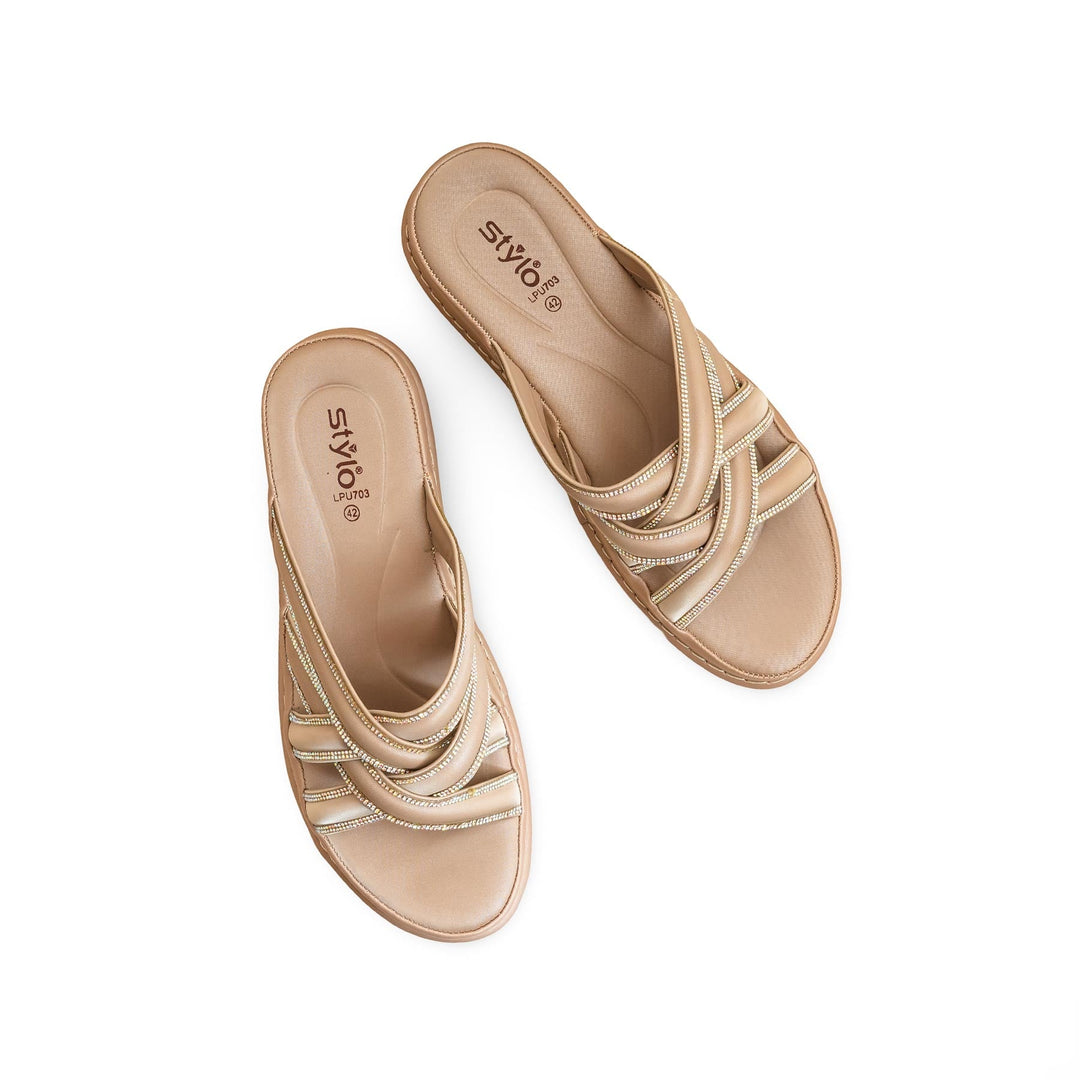 Beige Formal Slipper LPU703