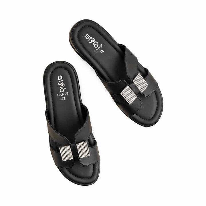 Black Formal Slipper LPU705