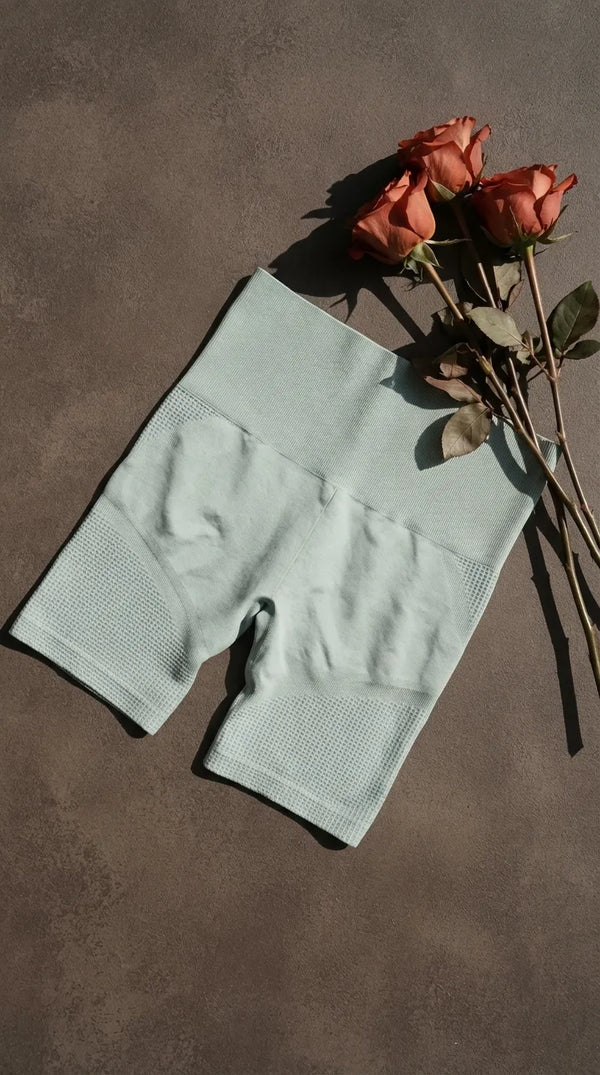 Mint Green Half Body Shaper For Women LS0010