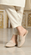Beige Back Open For Women LWN425