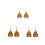 Pack Of Three Earrings O10001