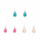 Pack Of Three Earrings O10007
