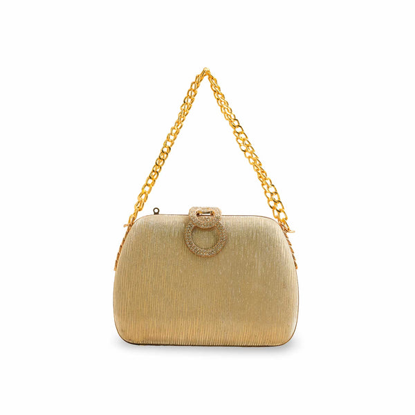 Golden Fancy Clutch P15391