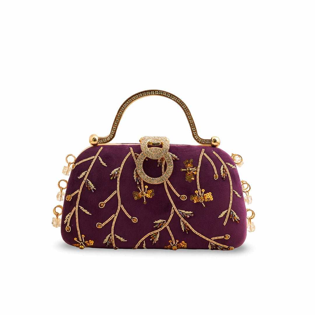 Purple Fancy Clutch P15400
