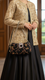 Black Fancy Clutch P15403