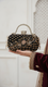 Black Fancy Clutch P15404