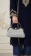 AB Silver Bridal Clutch P24302