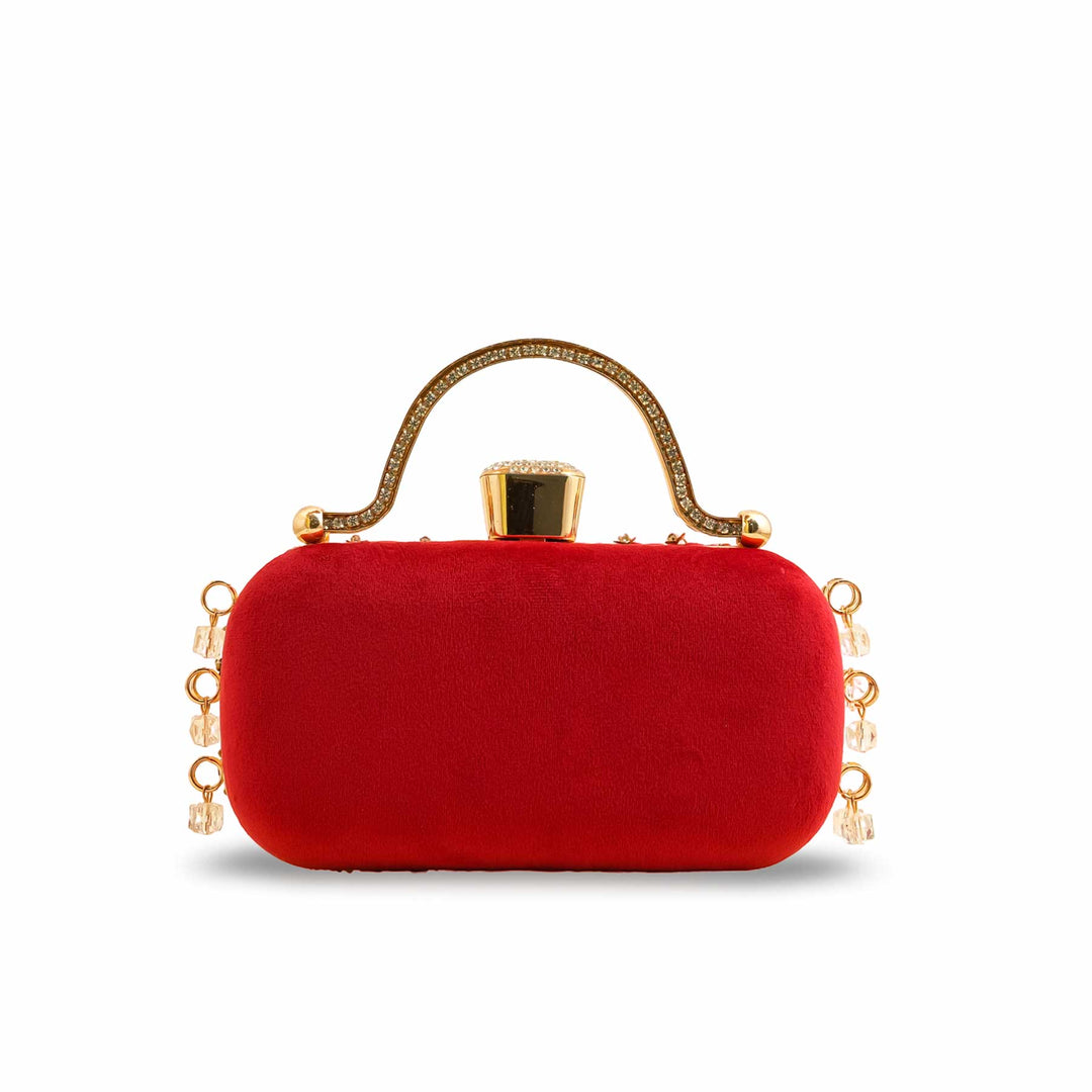 Red Fancy Clutch P15404