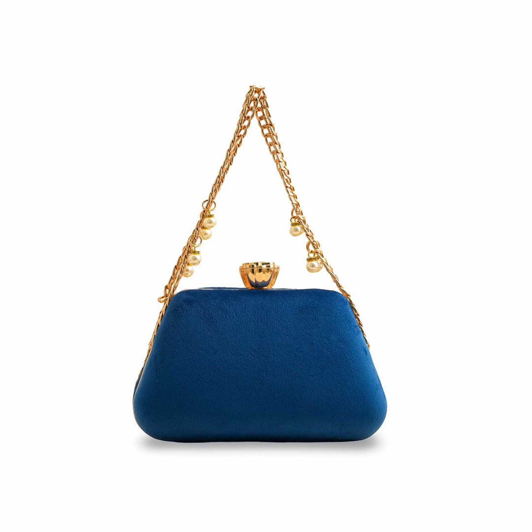 Blue Fancy Clutch P15406