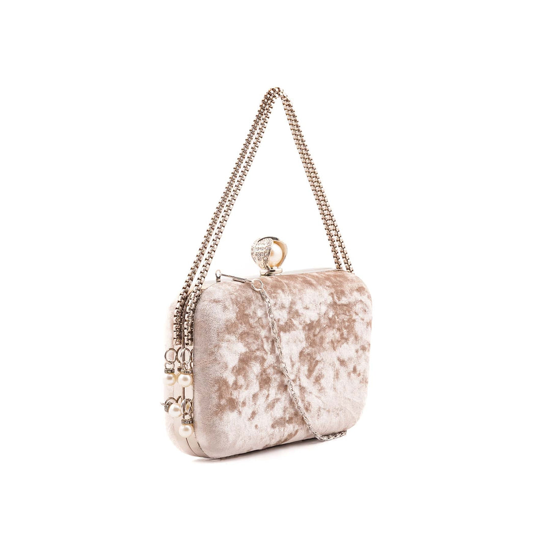 Silver Formal Clutch For Ladies P15703
