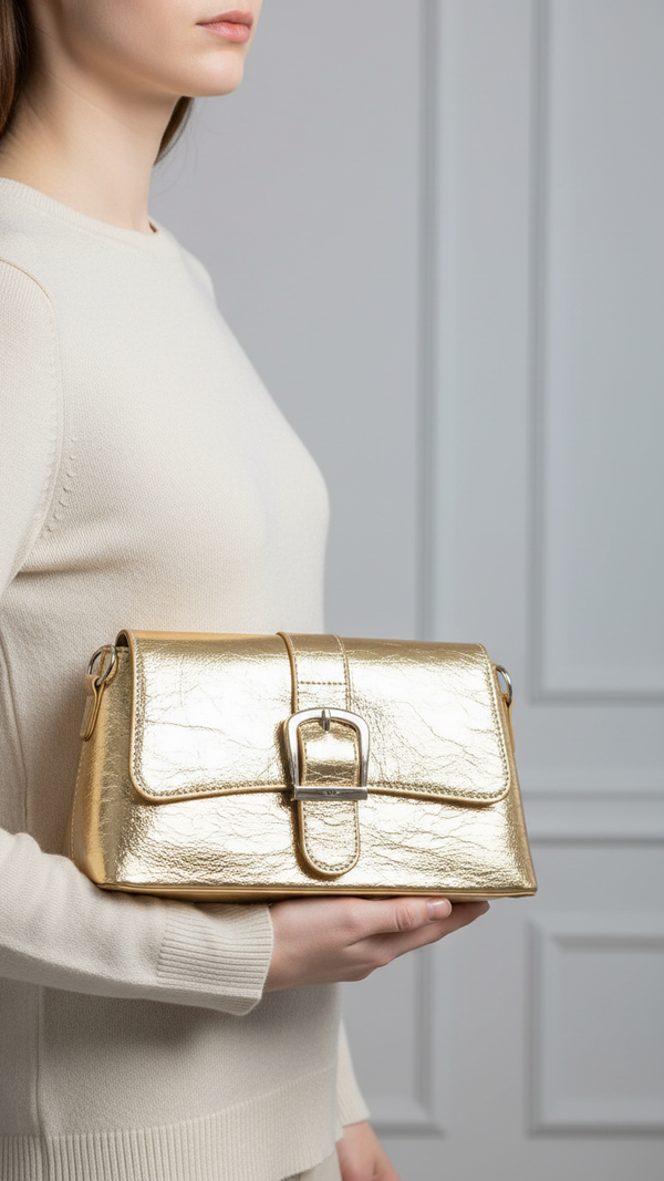 Golden Formal Clutch P24124