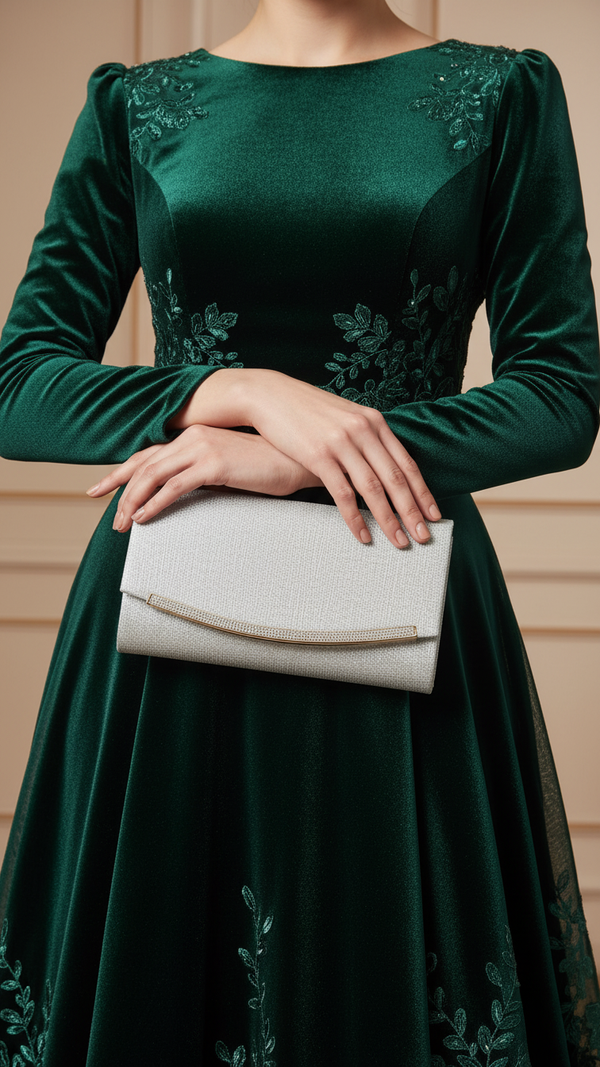 Golden Fancy Clutch P24171