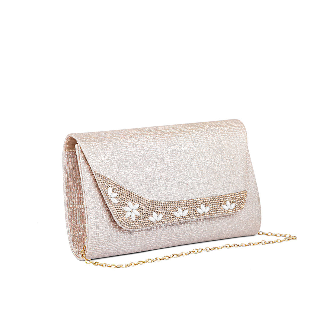 Champagne Fancy Clutch P24174