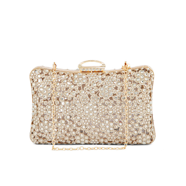 Golden Fancy Clutch P24189