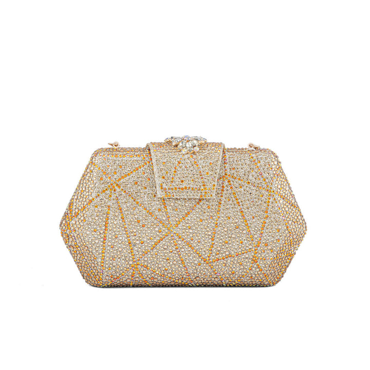 Golden Fancy Clutch P24202