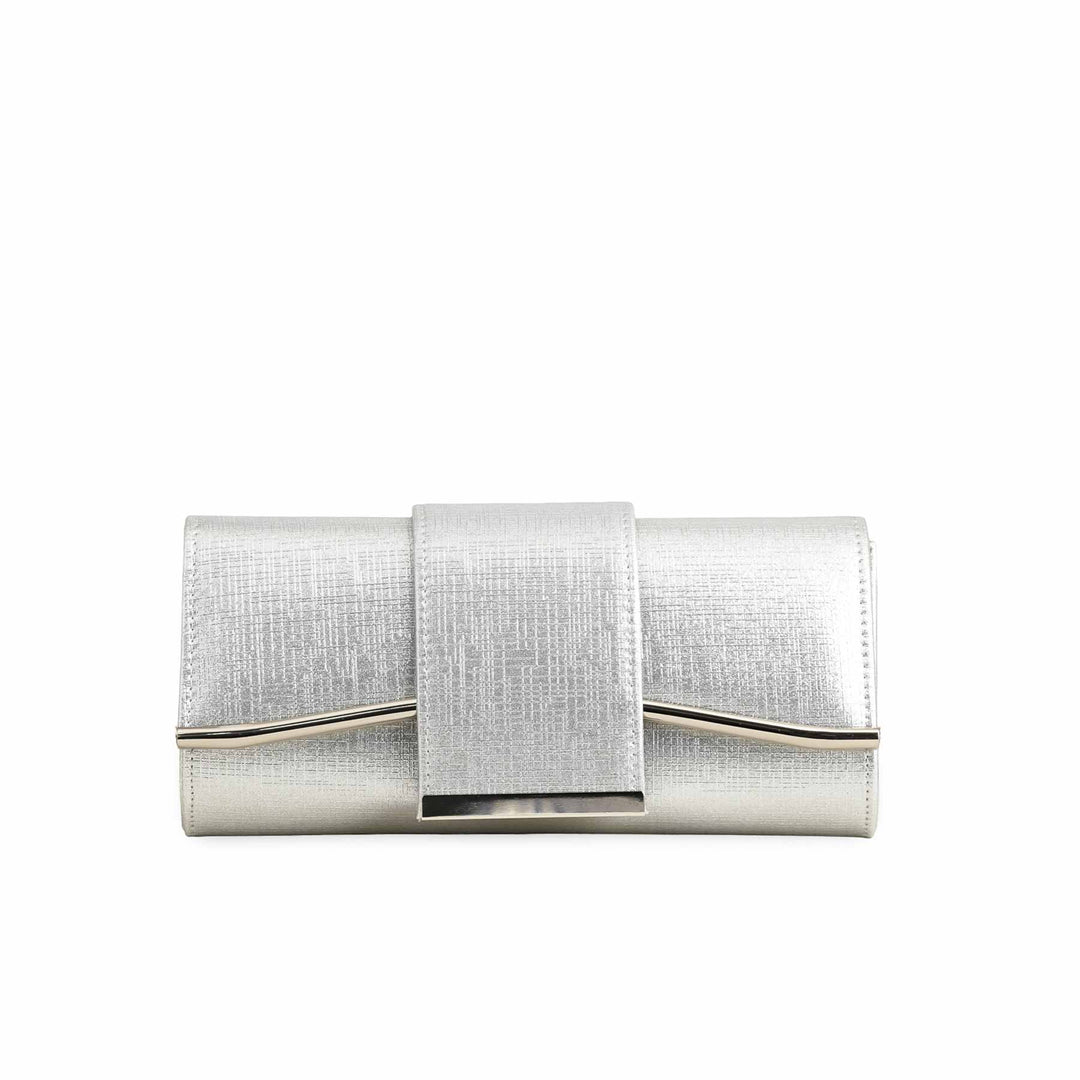 Silver Formal Clutch P24221