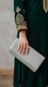 Silver Bridal Clutch P24226