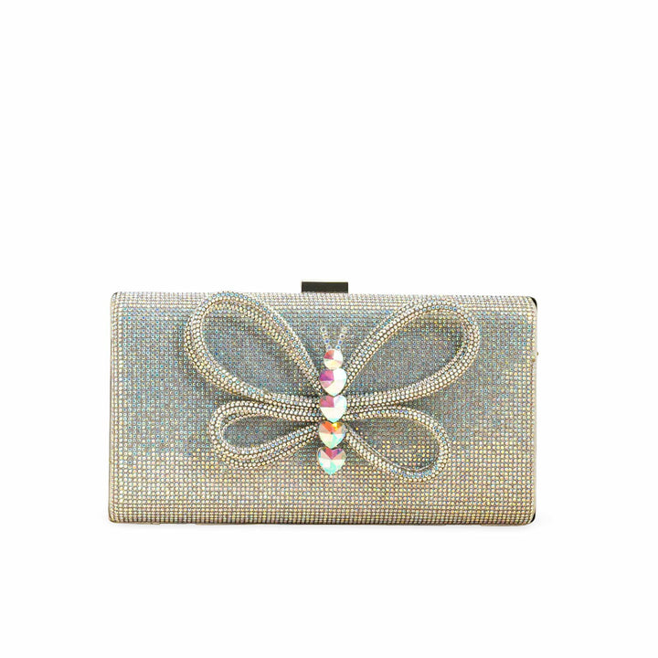 AB Silver Fancy Clutch p24233