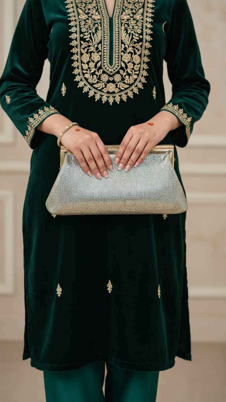 AB Golden Fancy Clutch p24241
