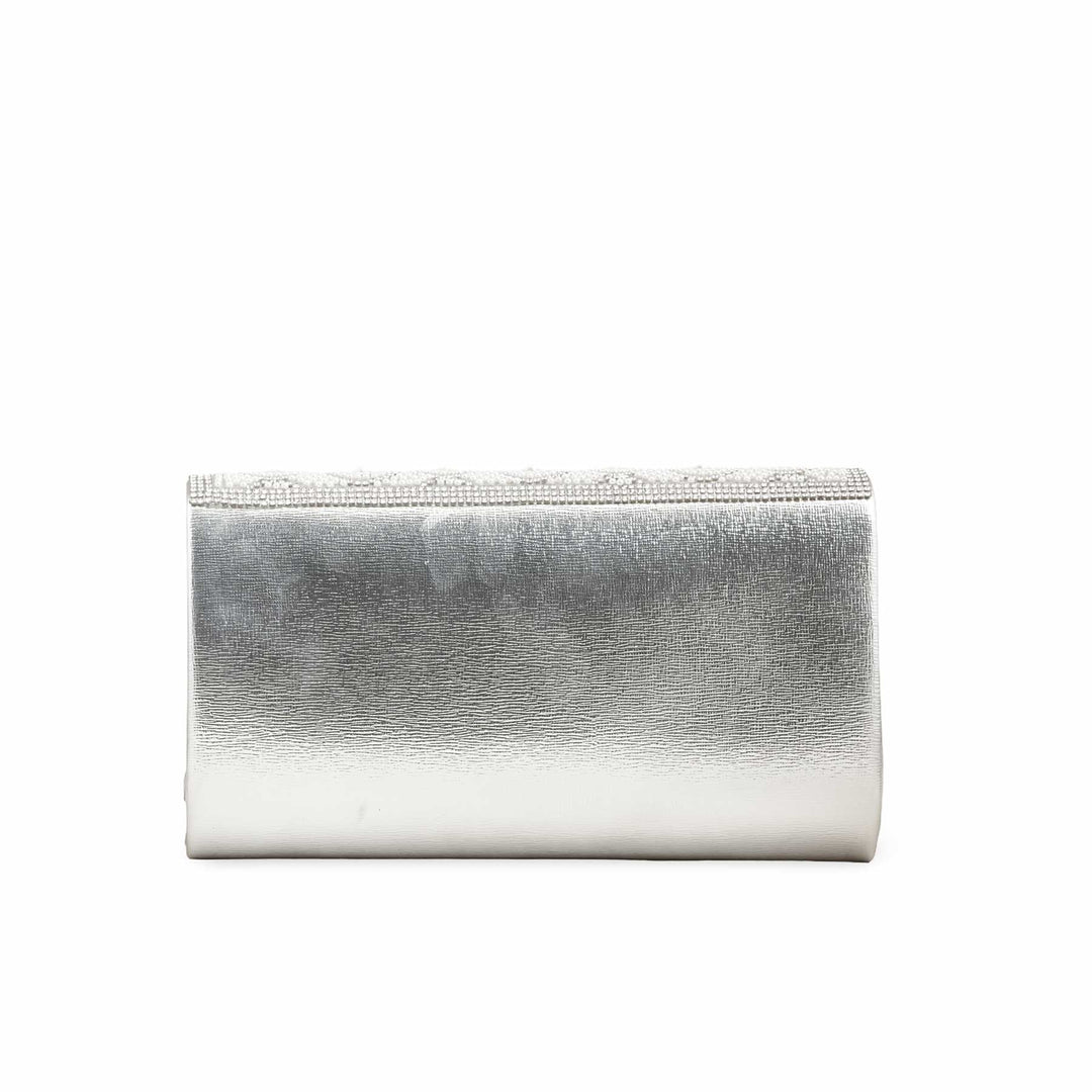 Silver Fancy Clutch p24242