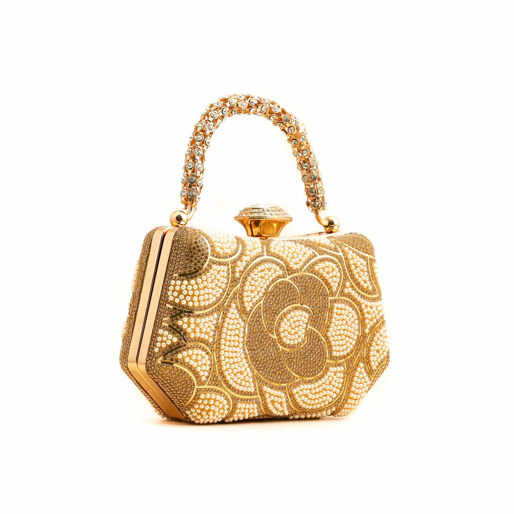 Golden Bridal Clutch P24250