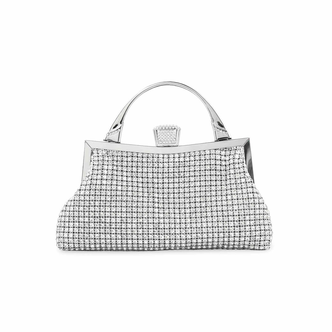 Silver Bridal Clutch p24267