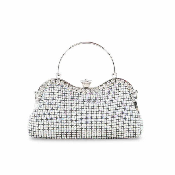 AB Silver Bridal Clutch P24300