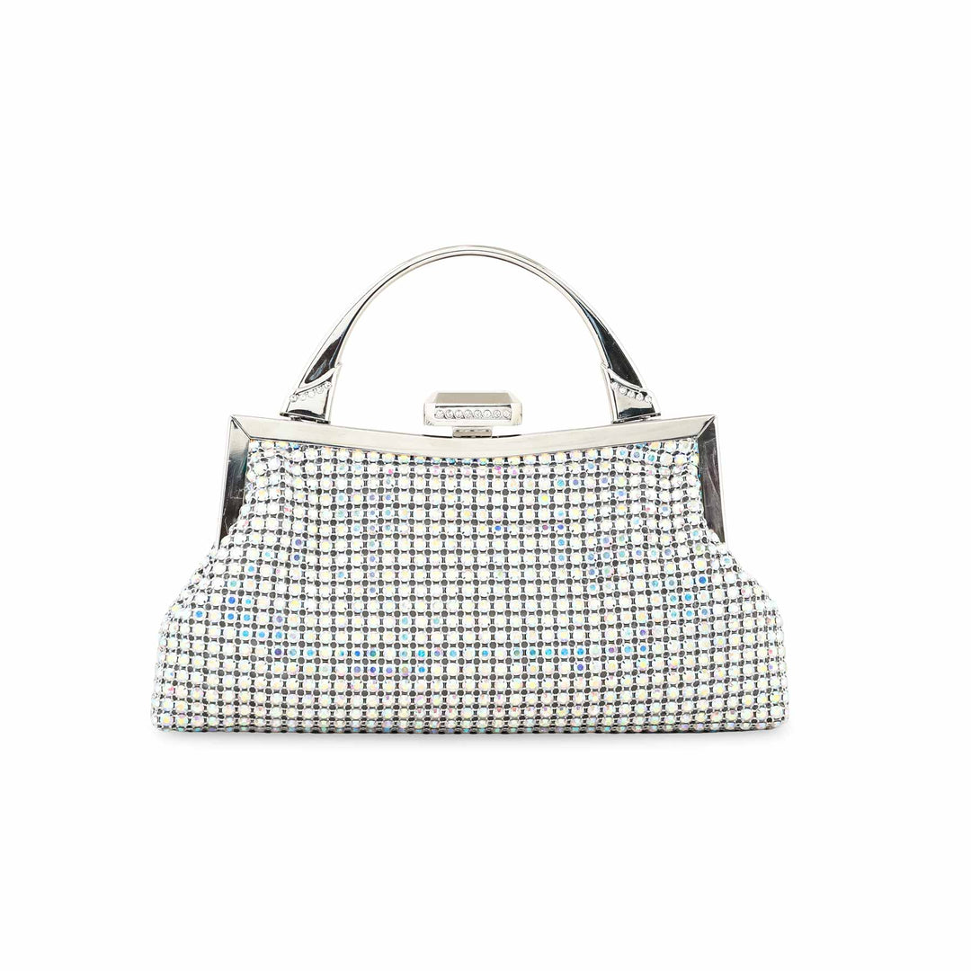 AB Silver Bridal Clutch P24311
