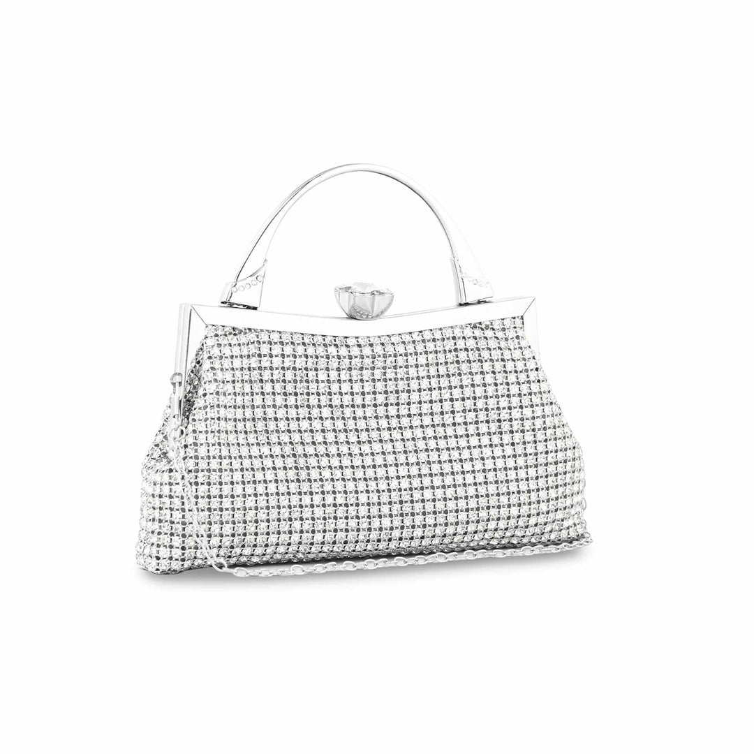 Silver Bridal Clutch P24317