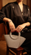 Silver Fancy Hand Bag P24324