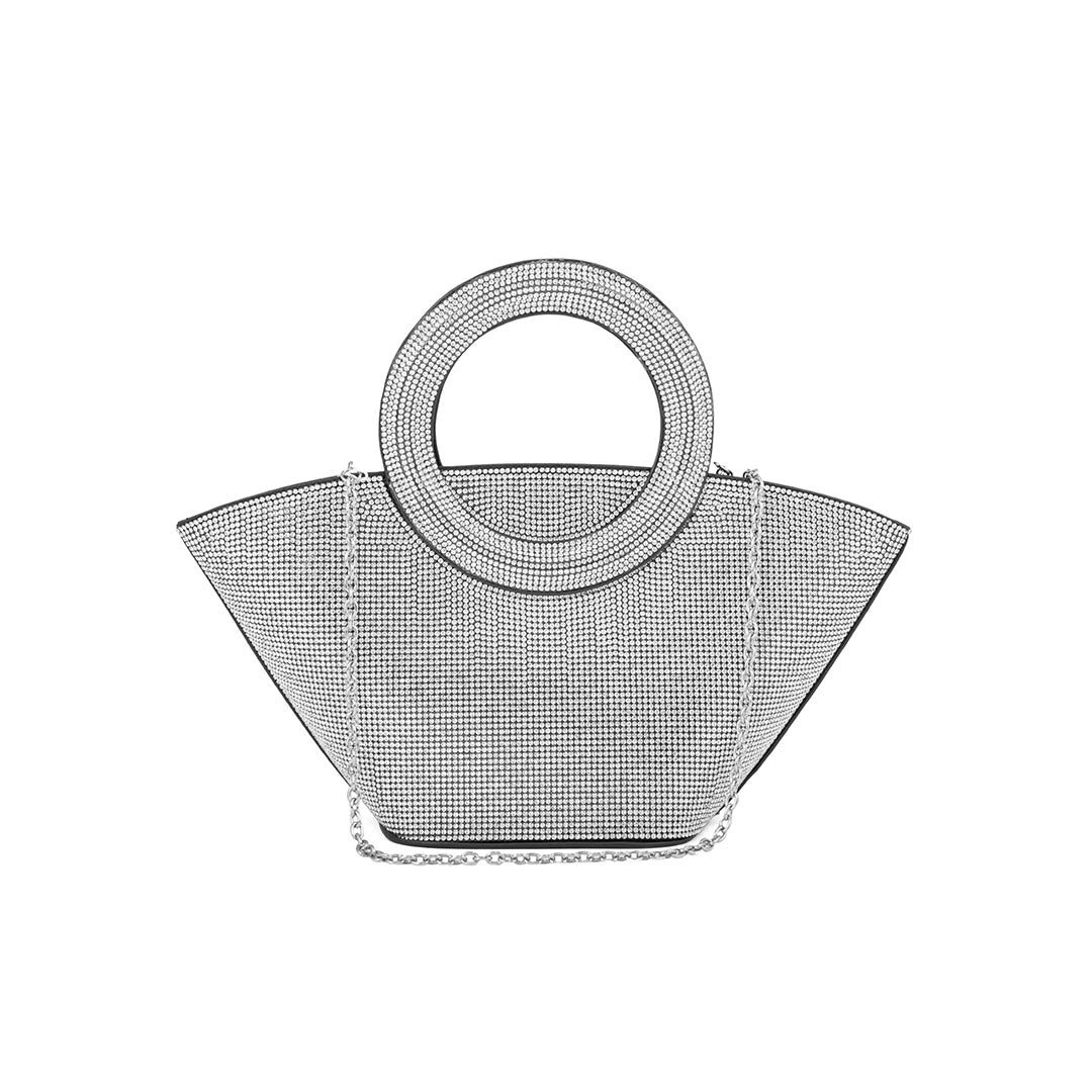 Black Fancy Hand Bag P24324