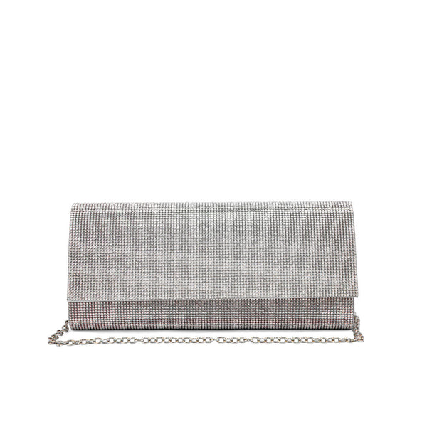 Silver Fancy Clutch P24328