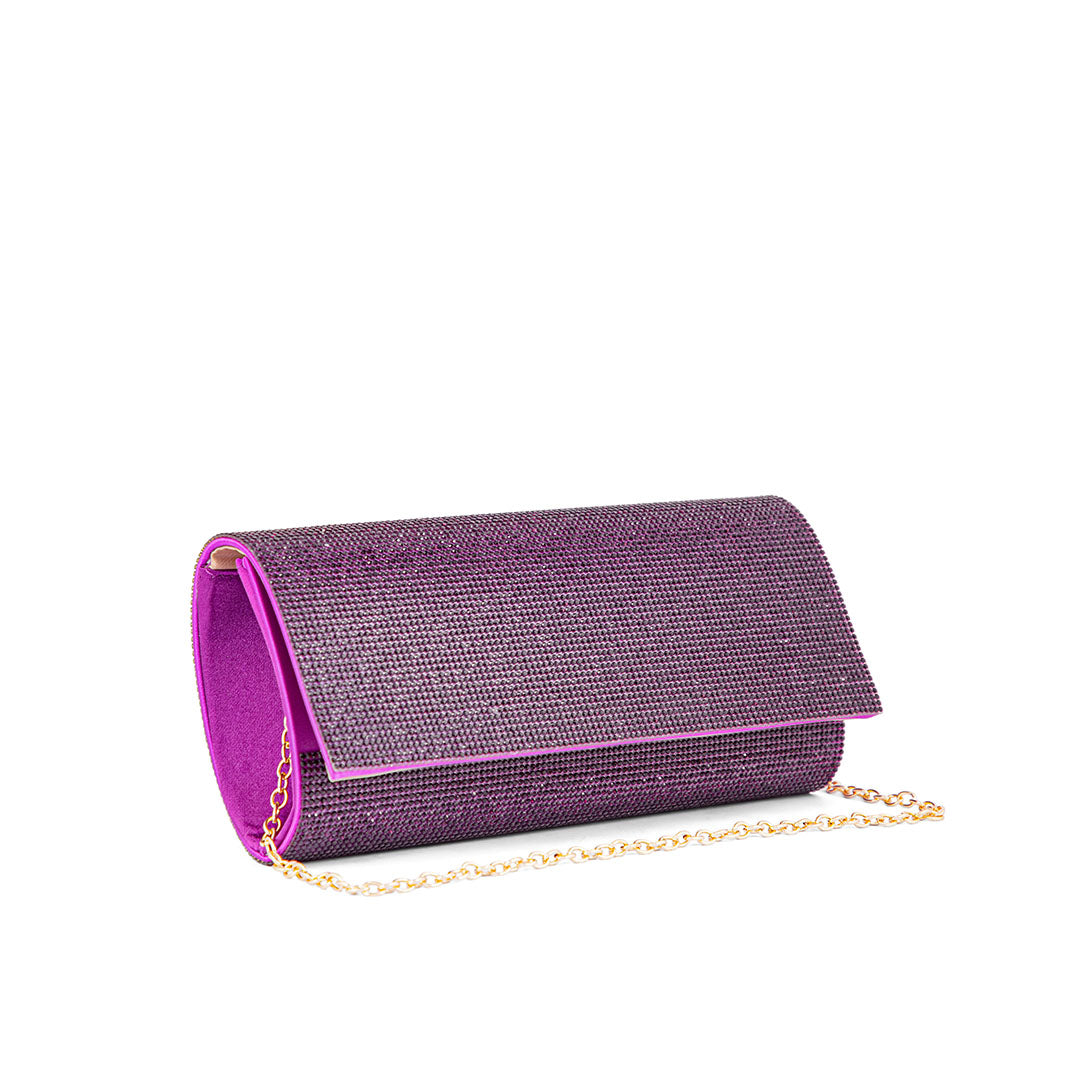 Purple Fancy Clutch P24328