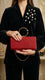 Red Fancy Clutch P24329