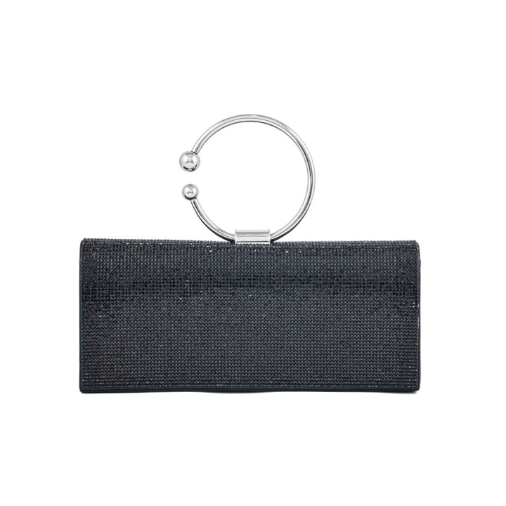 Black Fancy Clutch P24329