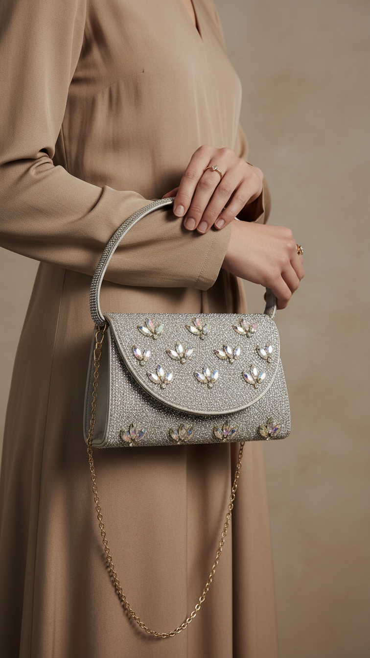 AB Golden Fancy Shoulder Bag P24331
