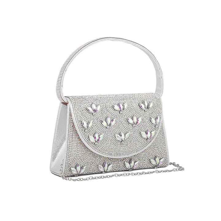 AB Silver Fancy Shoulder Bag P24331