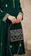Black Fancy Shoulder Bag P24333