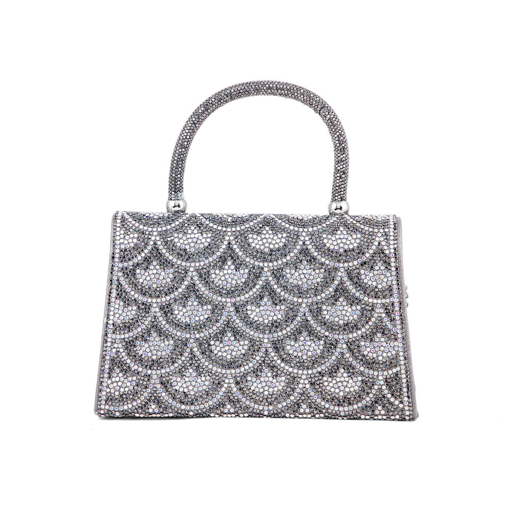 Grey Fancy Shoulder Bag P24334