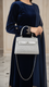 Silver Fancy Shoulder Bag P24336