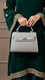 AB Silver Fancy Shoulder Bag P24336
