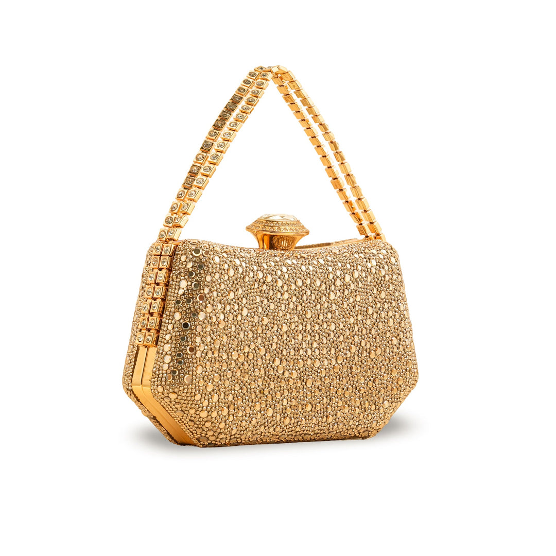 Golden Bridal Clutch P24338
