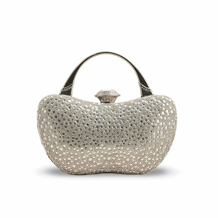 Silver Bridal Clutch P24339